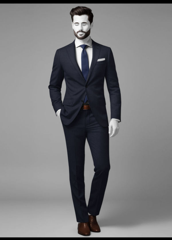 Men's Napoleon Navy Blue Suit