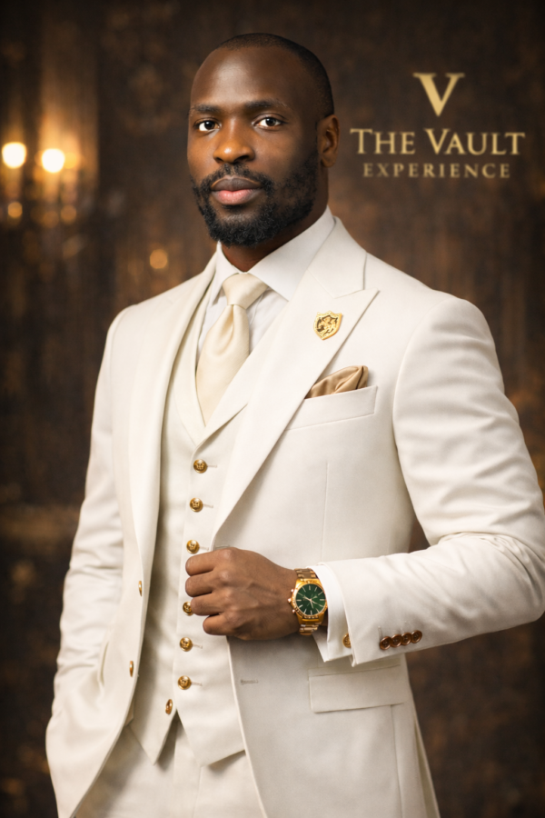 Men's Vault White Suit